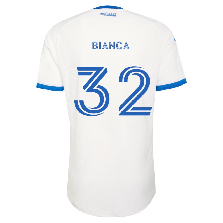 נשים Hanisch Bianca #32 כחול שמיים לבן הרחק ג'רזי 2026/27 חולצה קצרה