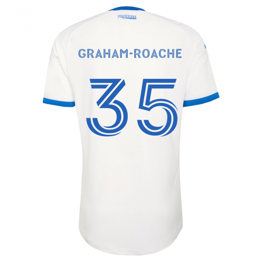 נשים Owen Graham-Roache #35 כחול שמיים לבן הרחק ג'רזי 2026/27 חולצה קצרה