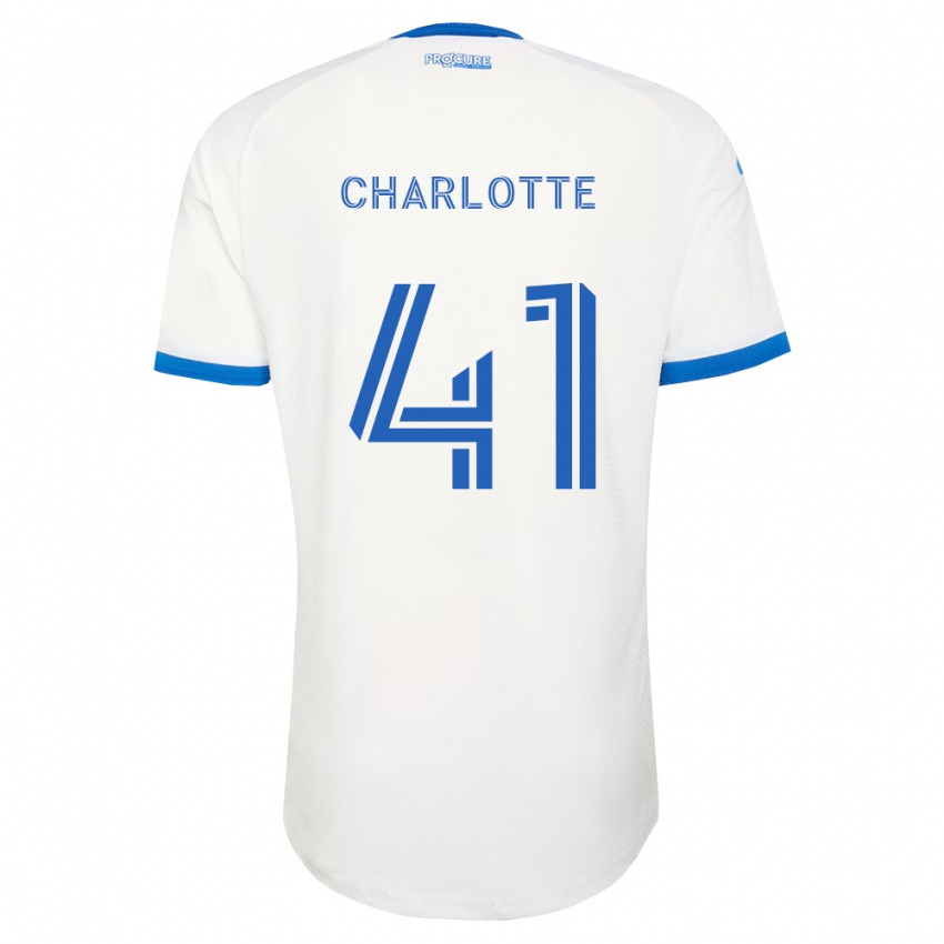 נשים Baptista Charlotte #41 כחול שמיים לבן הרחק ג'רזי 2026/27 חולצה קצרה