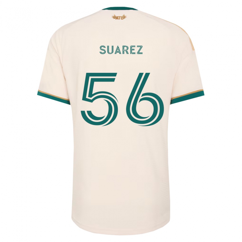נשים Ignacio Suarez #56 ירוק שמפניה הרחק ג'רזי 2026/27 חולצה קצרה