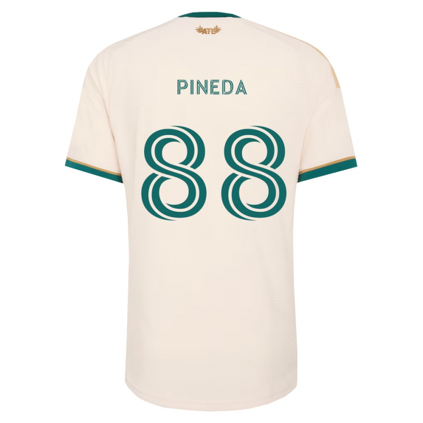 נשים Miguel Pineda #88 ירוק שמפניה הרחק ג'רזי 2026/27 חולצה קצרה