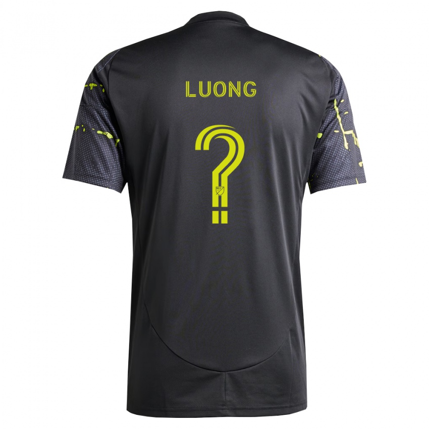 נשים Richmond Luong #0 צהוב ניאון שחור הרחק ג'רזי 2026/27 חולצה קצרה