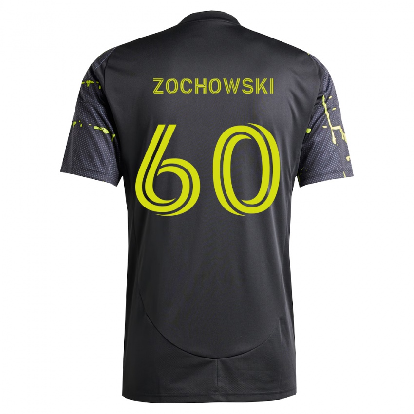 נשים Alex Zochowski #60 צהוב ניאון שחור הרחק ג'רזי 2026/27 חולצה קצרה