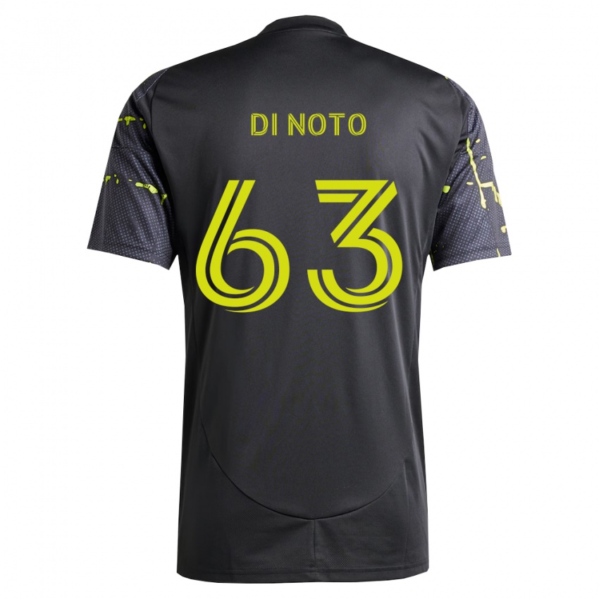 נשים Gianmarco Di Noto #63 צהוב ניאון שחור הרחק ג'רזי 2026/27 חולצה קצרה