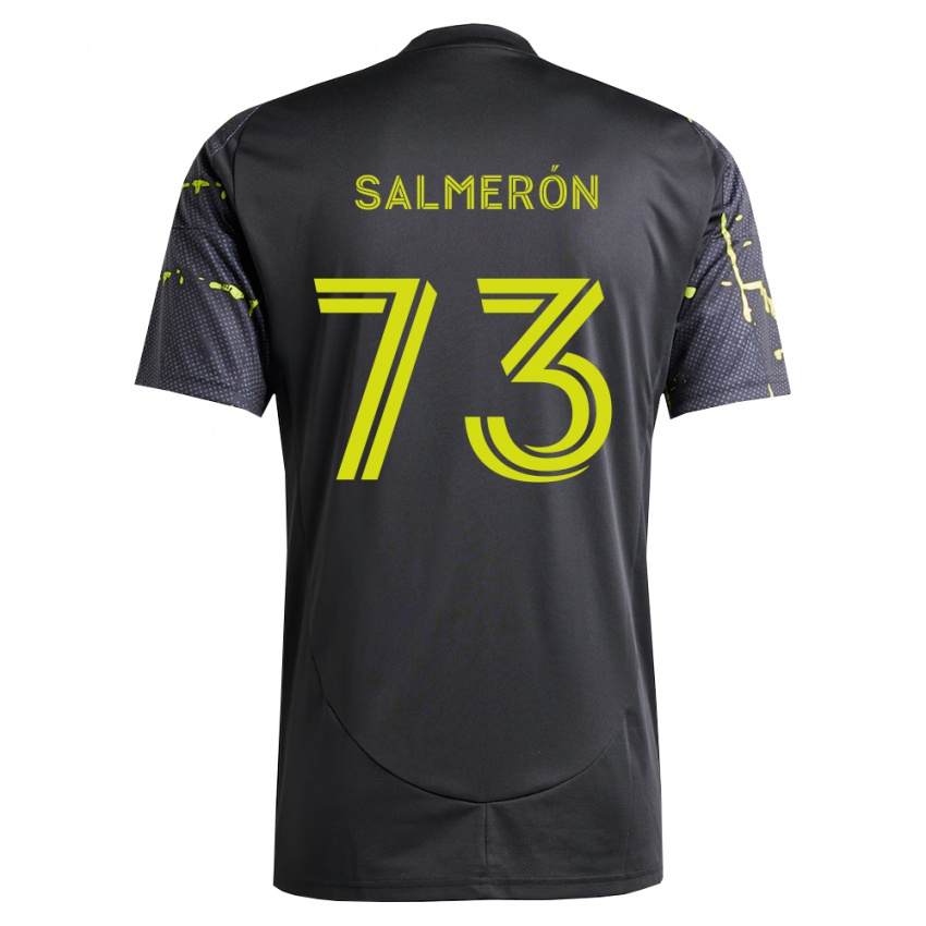 נשים Jorge Salmerón #73 צהוב ניאון שחור הרחק ג'רזי 2026/27 חולצה קצרה
