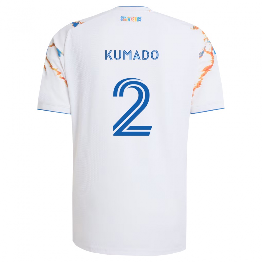 נשים ווילי קומאדו #2 לבן כתום כחול הרחק ג'רזי 2026/27 חולצה קצרה