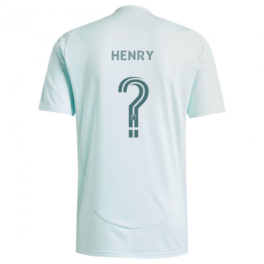 נשים Parker Henry #0 לבן ירוק בהיר הרחק ג'רזי 2026/27 חולצה קצרה