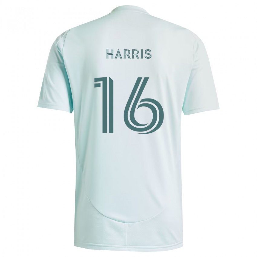 נשים Alex Harris #16 לבן ירוק בהיר הרחק ג'רזי 2026/27 חולצה קצרה