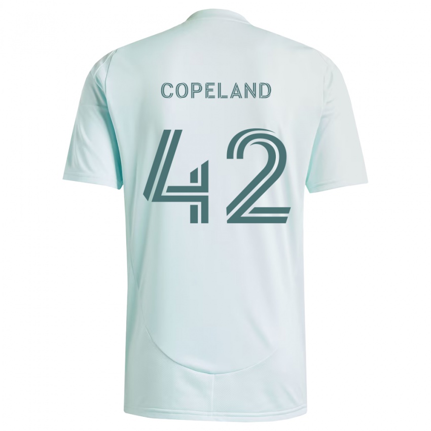 נשים Josh Copeland #42 לבן ירוק בהיר הרחק ג'רזי 2026/27 חולצה קצרה