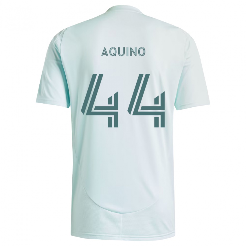 נשים Chris Aquino #44 לבן ירוק בהיר הרחק ג'רזי 2026/27 חולצה קצרה