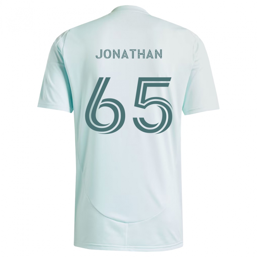 נשים Jonathan De La Fuente #65 לבן ירוק בהיר הרחק ג'רזי 2026/27 חולצה קצרה