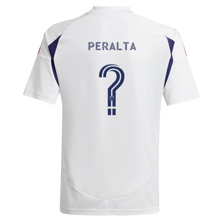 נשים Hunter Peralta #0 כחול מלכותי אדום חום הרחק ג'רזי 2026/27 חולצה קצרה