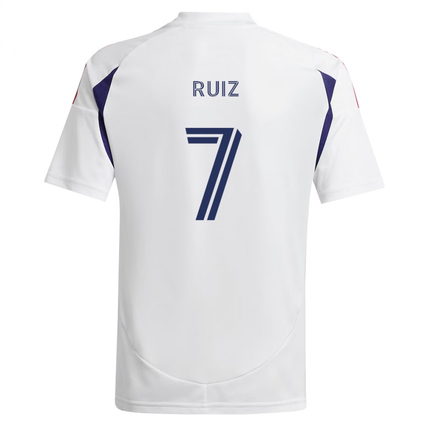 נשים Pablo Ruiz #7 כחול מלכותי אדום חום הרחק ג'רזי 2026/27 חולצה קצרה