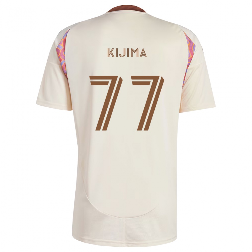 נשים Hosei Kijima #77 ורוד מחוץ לארץ הרחק ג'רזי 2026/27 חולצה קצרה