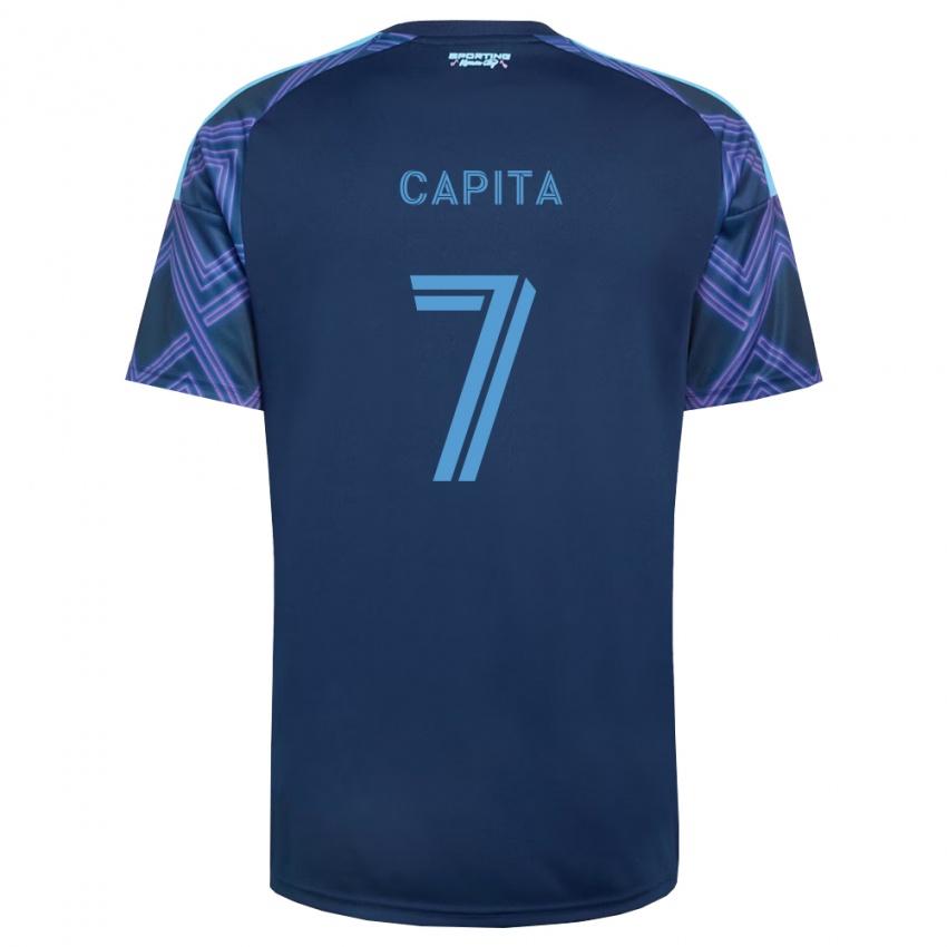 נשים Capita #7 כחול מלכותי סגול הרחק ג'רזי 2026/27 חולצה קצרה