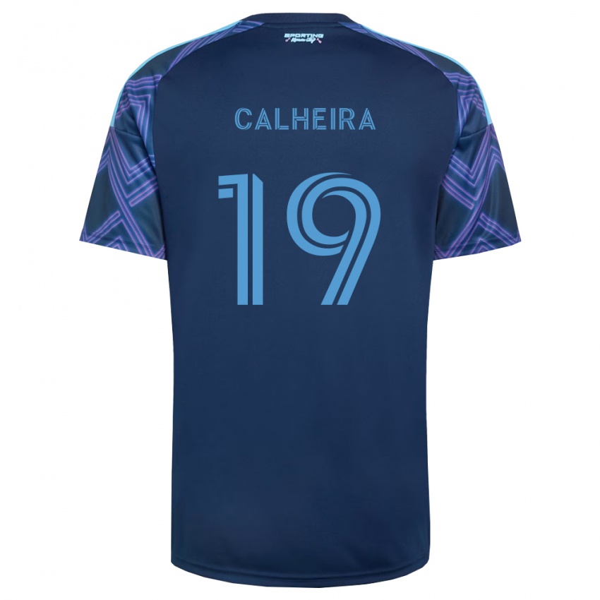 נשים Taylor Calheira #19 כחול מלכותי סגול הרחק ג'רזי 2026/27 חולצה קצרה