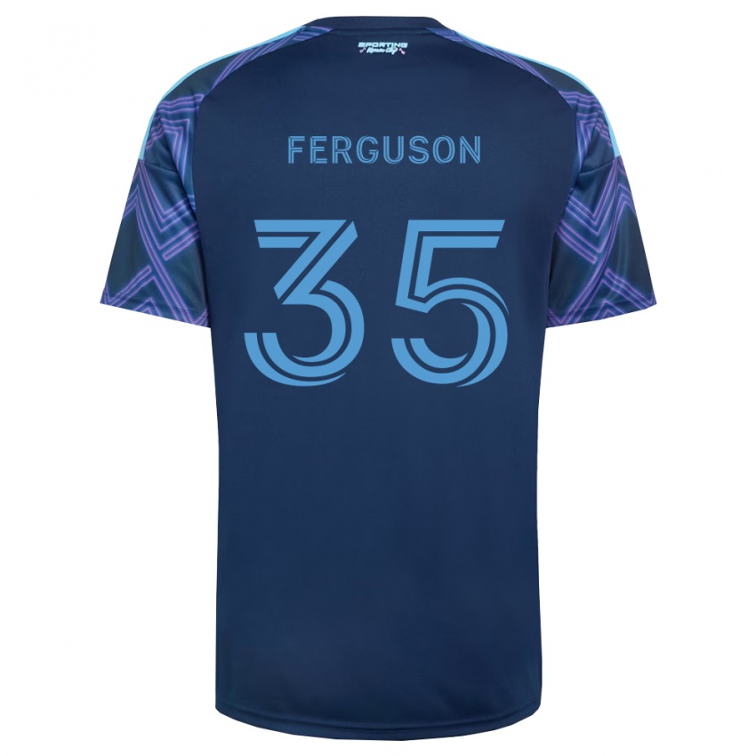 נשים Mitchell Ferguson #35 כחול מלכותי סגול הרחק ג'רזי 2026/27 חולצה קצרה