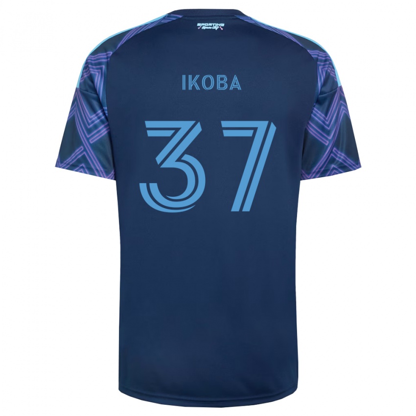 נשים טגה איקובה #37 כחול מלכותי סגול הרחק ג'רזי 2026/27 חולצה קצרה