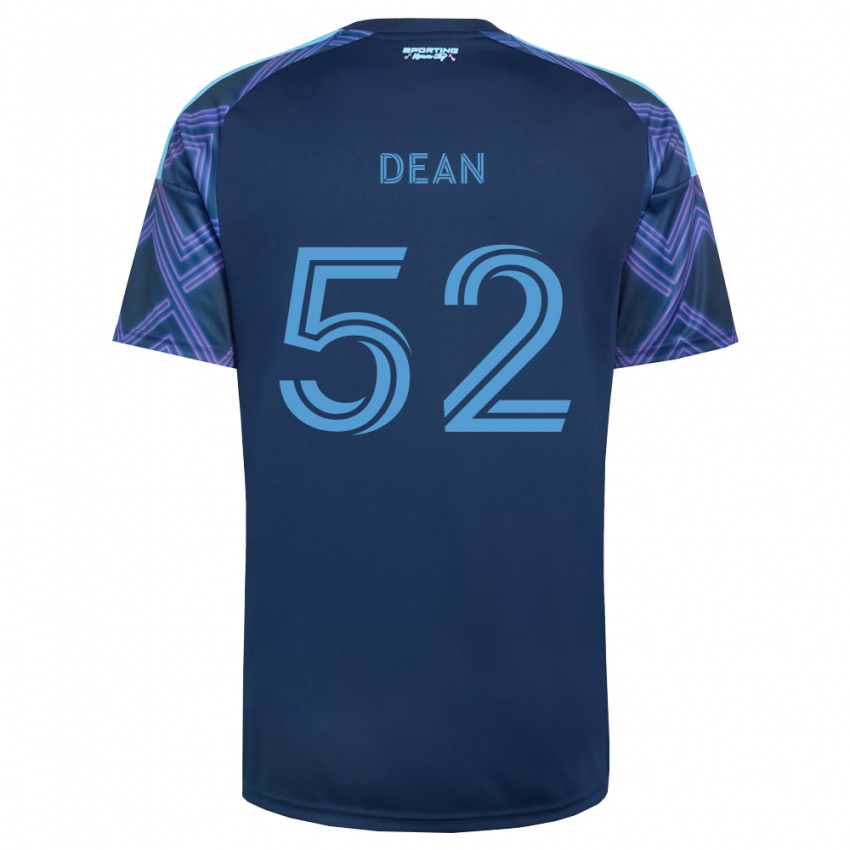 נשים Finn Dean #52 כחול מלכותי סגול הרחק ג'רזי 2026/27 חולצה קצרה