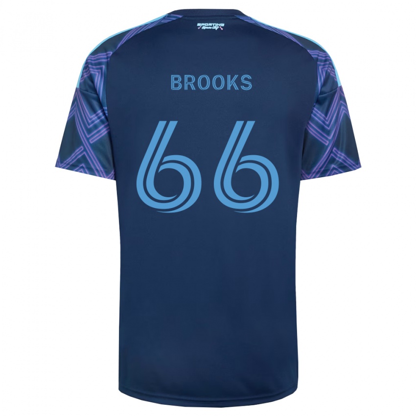 נשים Edson Brooks #66 כחול מלכותי סגול הרחק ג'רזי 2026/27 חולצה קצרה