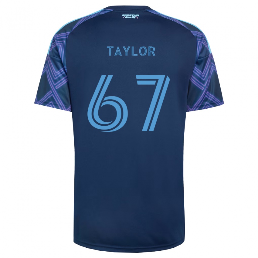 נשים Kael Taylor #67 כחול מלכותי סגול הרחק ג'רזי 2026/27 חולצה קצרה