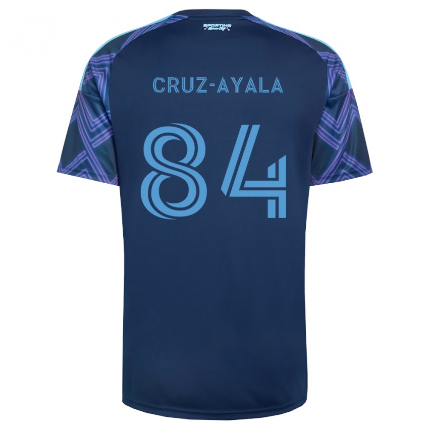 נשים Luis Cruz-Ayala #84 כחול מלכותי סגול הרחק ג'רזי 2026/27 חולצה קצרה
