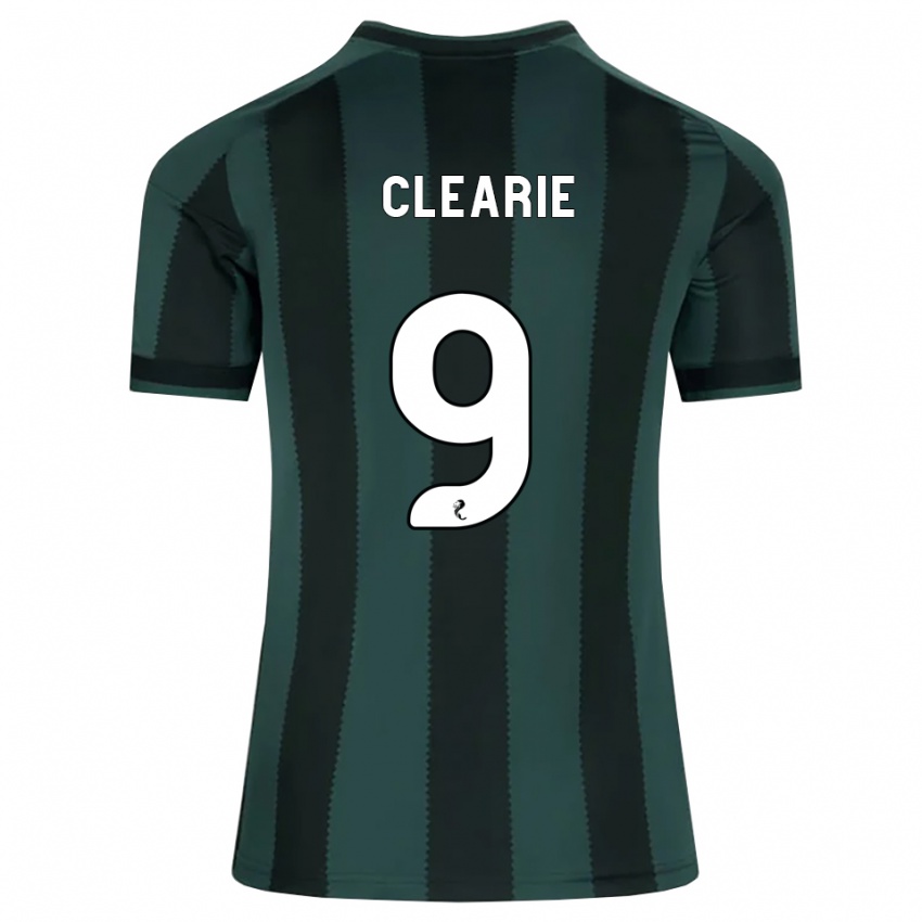 נשים Lucas Clearie #9 אפור דהוי שחור הרחק ג'רזי 2026/27 חולצה קצרה