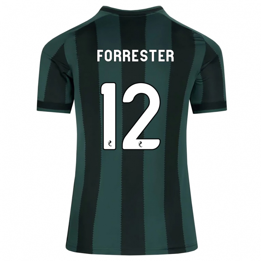 נשים Shay Forrester #12 אפור דהוי שחור הרחק ג'רזי 2026/27 חולצה קצרה