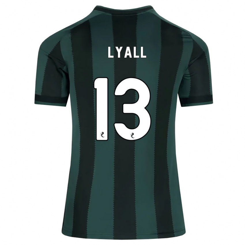 נשים Warren Lyall #13 אפור דהוי שחור הרחק ג'רזי 2026/27 חולצה קצרה