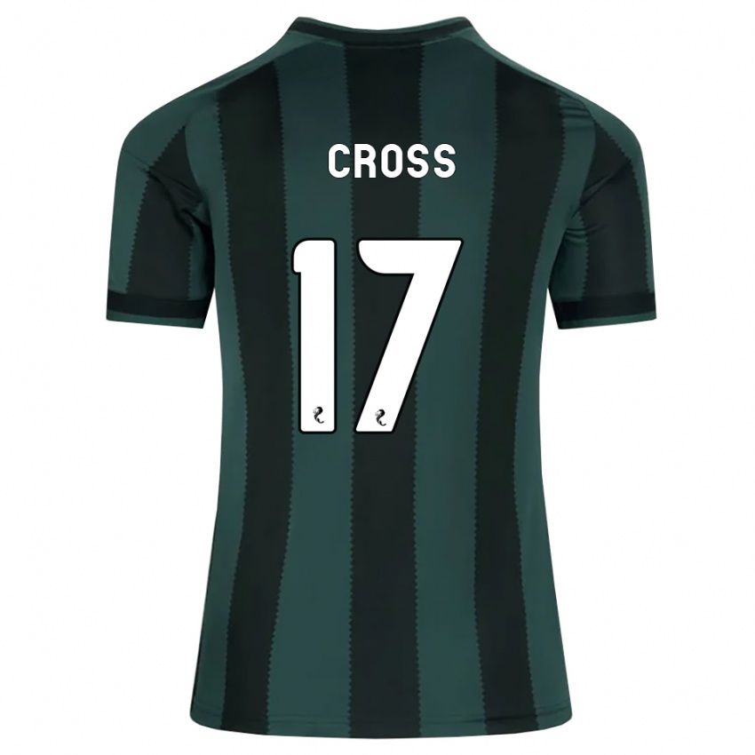 נשים Morgan Cross #17 אפור דהוי שחור הרחק ג'רזי 2026/27 חולצה קצרה