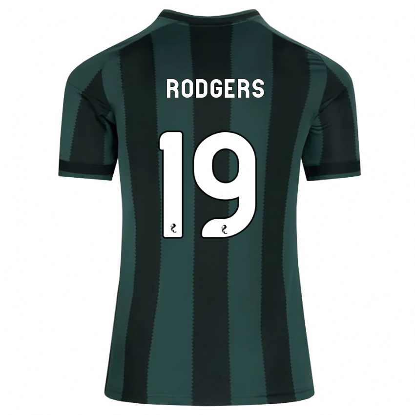 נשים Lisa Rodgers #19 אפור דהוי שחור הרחק ג'רזי 2026/27 חולצה קצרה