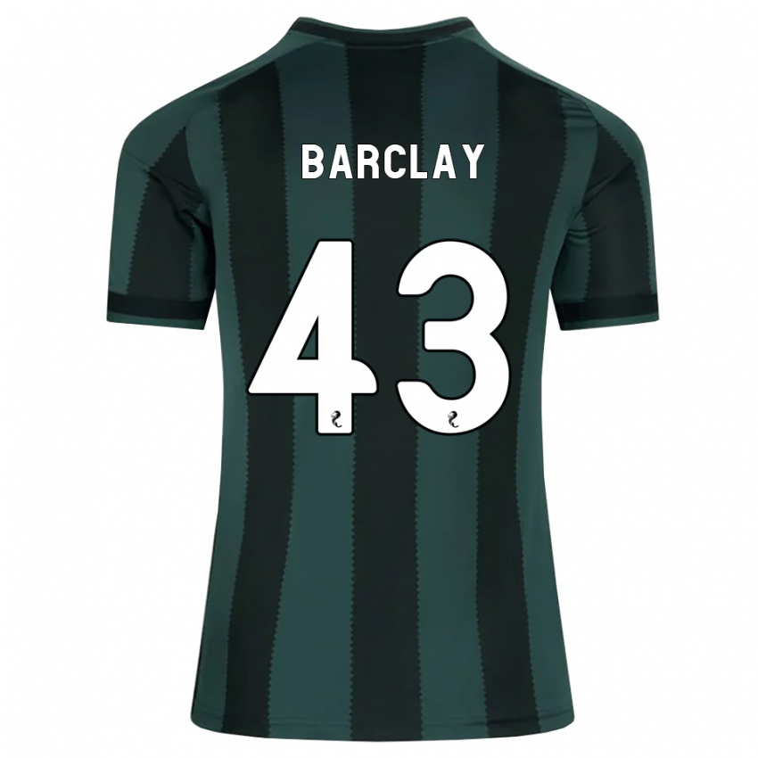 נשים Lucy Barclay #43 אפור דהוי שחור הרחק ג'רזי 2026/27 חולצה קצרה
