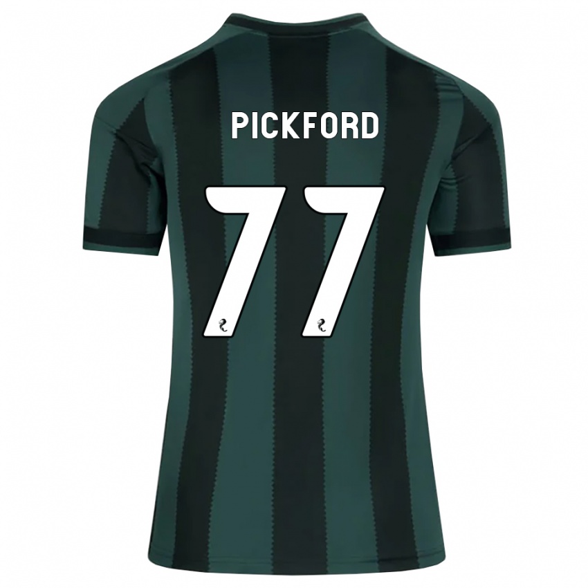 נשים Tom Pickford #77 אפור דהוי שחור הרחק ג'רזי 2026/27 חולצה קצרה