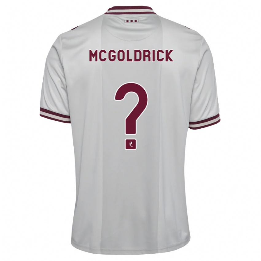 נשים Zac Mcgoldrick #0 לבן בורגונדי הרחק ג'רזי 2026/27 חולצה קצרה נשים Zac Mcgoldrick #0 לבן בורגונדי הרחק ג'רזי 2026/27 חולצה קצרה