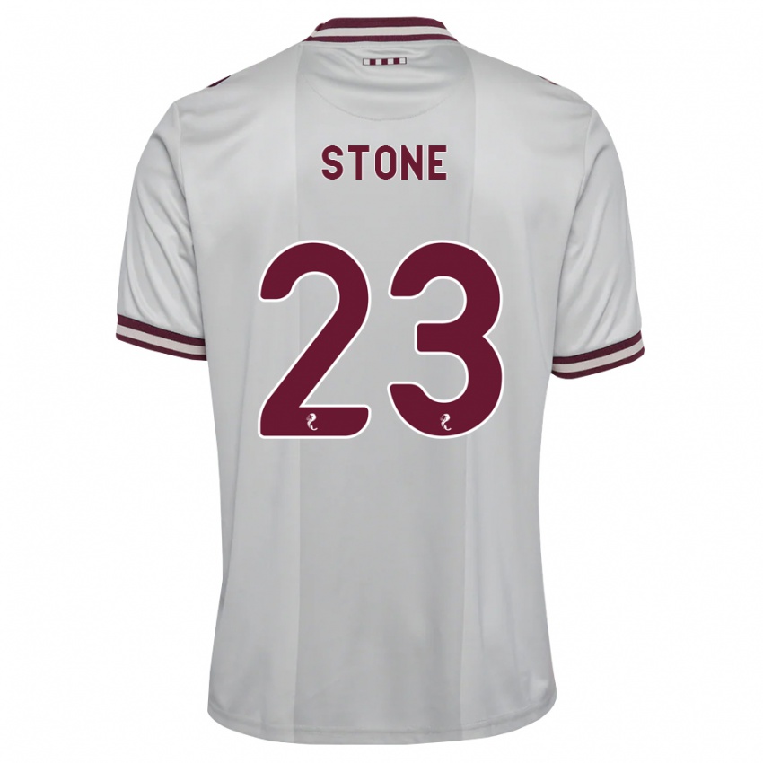 נשים Harry Stone #23 לבן בורגונדי הרחק ג'רזי 2026/27 חולצה קצרה