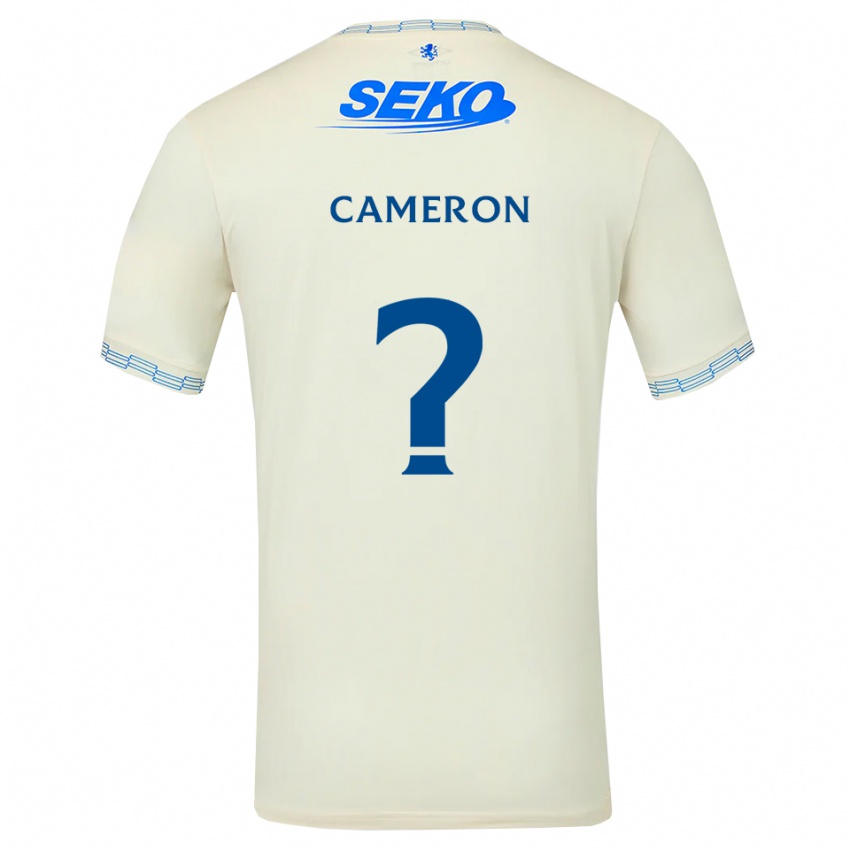 נשים Max Cameron #0 כחול שמיים עמוק לבן הרחק ג'רזי 2026/27 חולצה קצרה