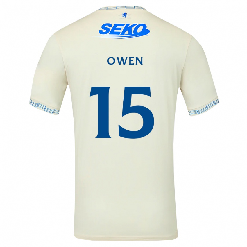 נשים Conor Owen #15 כחול שמיים עמוק לבן הרחק ג'רזי 2026/27 חולצה קצרה