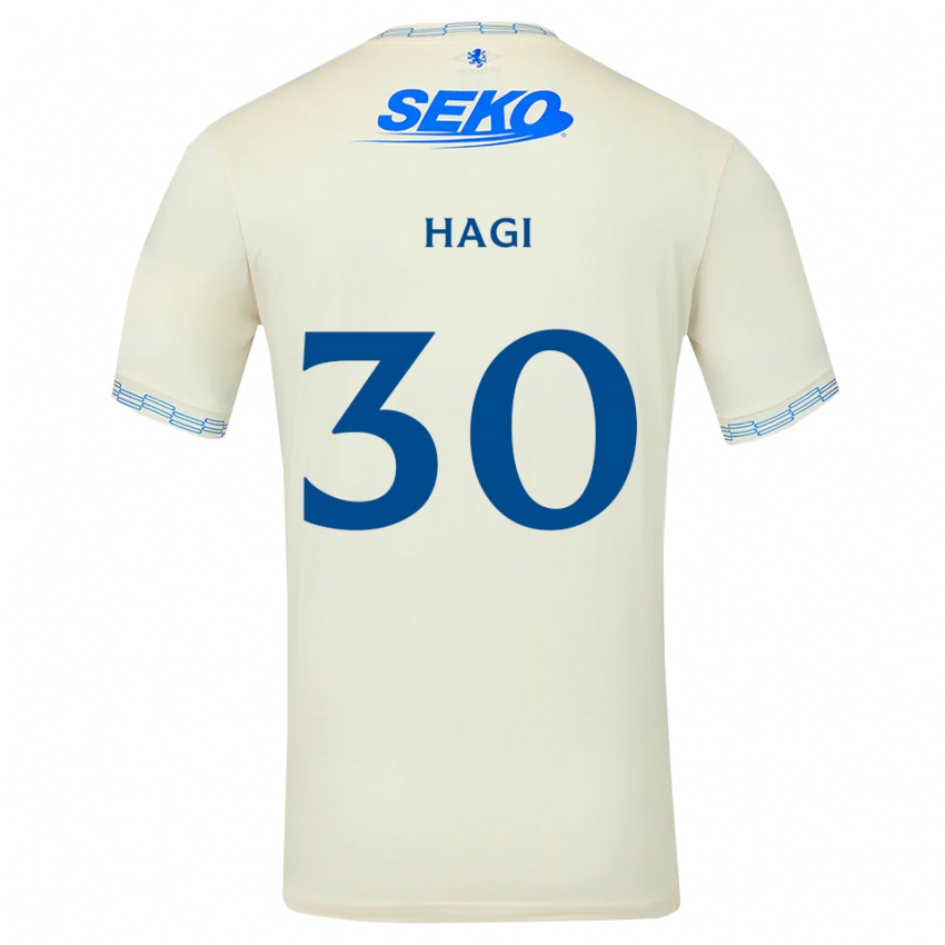 נשים יאניס חאג'י #30 כחול שמיים עמוק לבן הרחק ג'רזי 2026/27 חולצה קצרה