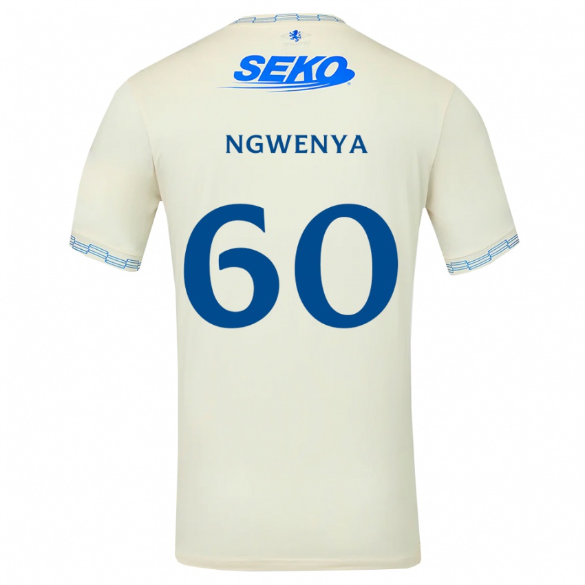 נשים Corey Ngwenya #60 כחול שמיים עמוק לבן הרחק ג'רזי 2026/27 חולצה קצרה