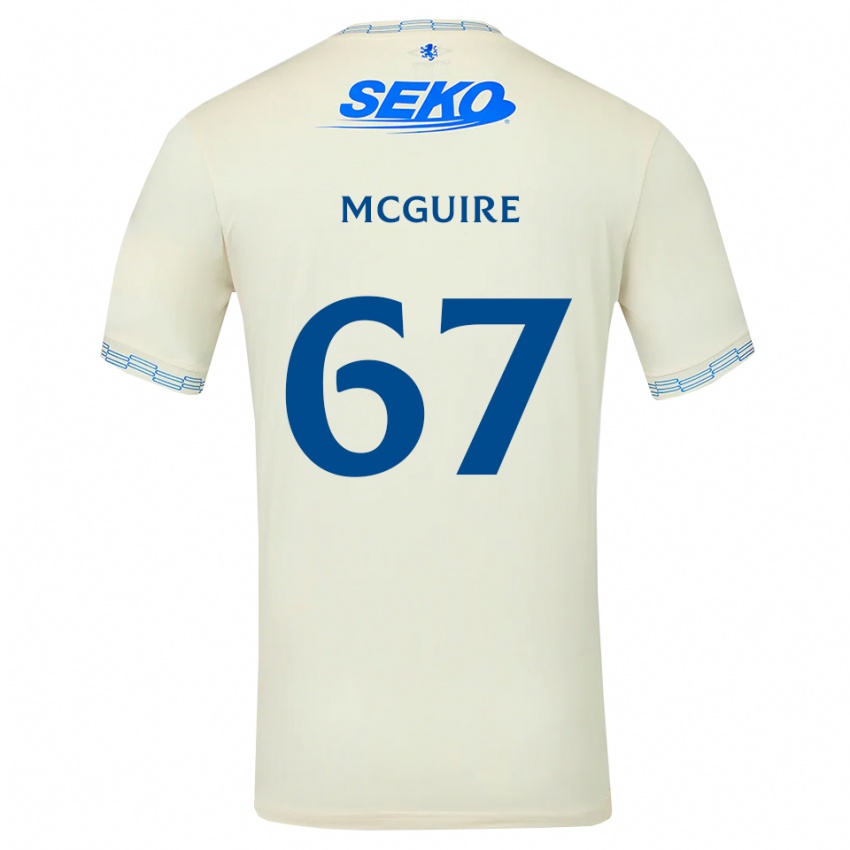 נשים Rydnn Mcguire #67 כחול שמיים עמוק לבן הרחק ג'רזי 2026/27 חולצה קצרה