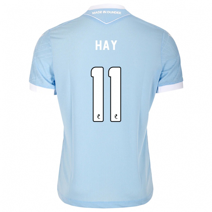 נשים Ashley Hay #11 כחול שמיים בהיר לבן הרחק ג'רזי 2026/27 חולצה קצרה