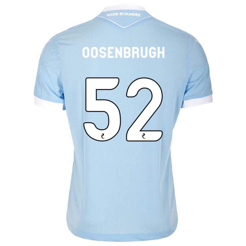 נשים Charley Oosenbrugh #52 כחול שמיים בהיר לבן הרחק ג'רזי 2026/27 חולצה קצרה