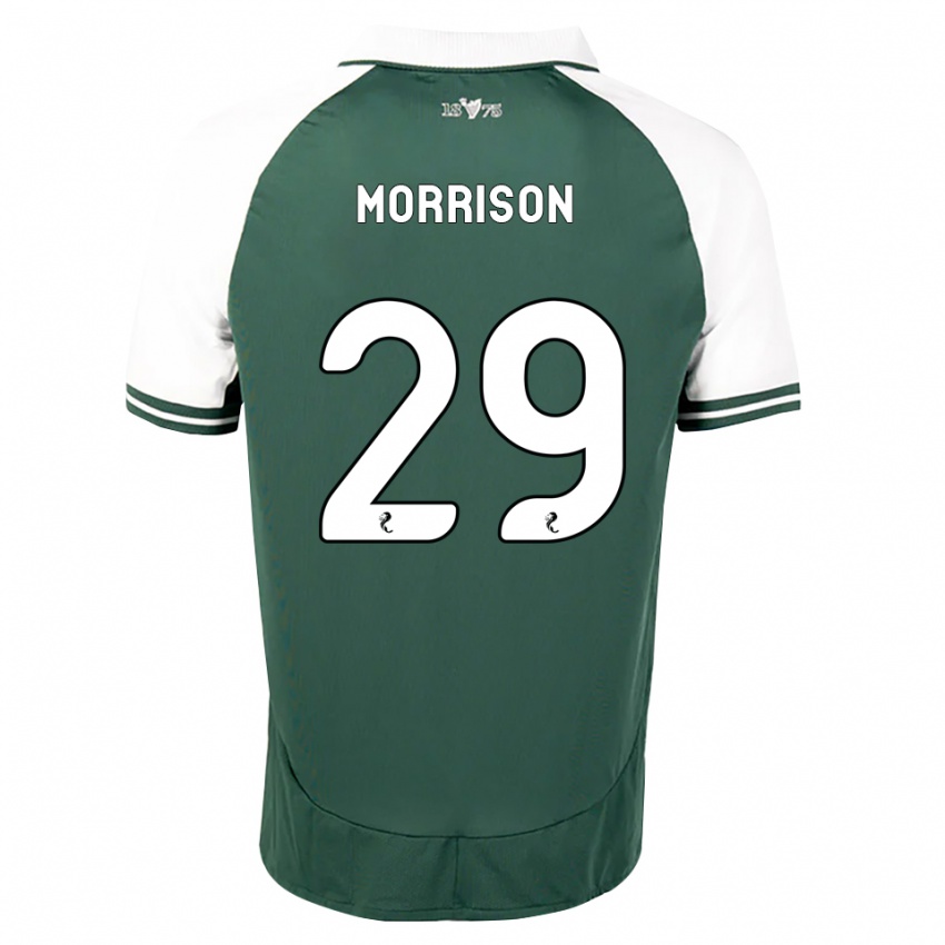 ילדים Kirsty Morrison #29 ירוק ים לבן ג'רזי ביתית 2026/27 חולצה קצרה