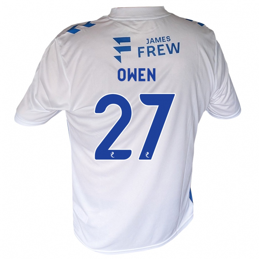 ילדים Ieuan Owen #27 כחול מלכותי לבן ג'רזי ביתית 2026/27 חולצה קצרה