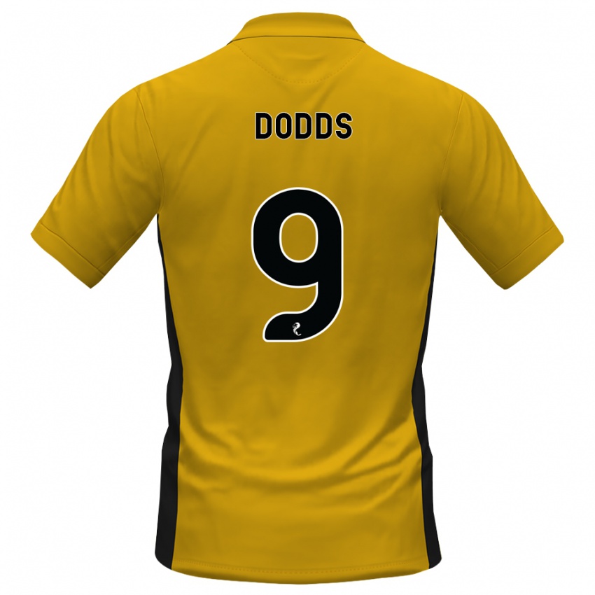 ילדים Jen Dodds #9 כתום שחור ג'רזי ביתית 2026/27 חולצה קצרה