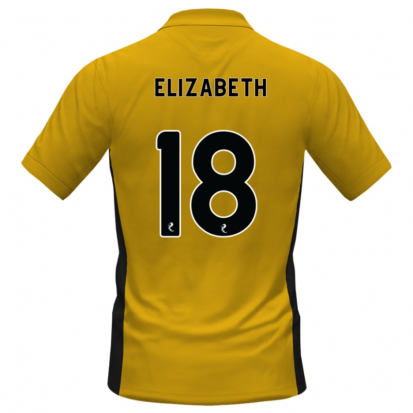 ילדים Ashley Elizabeth #18 כתום שחור ג'רזי ביתית 2026/27 חולצה קצרה