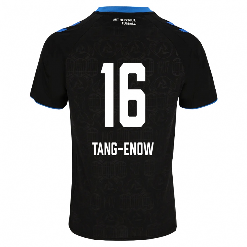 ילדים Jason Tang-Enow #16 שחור לבן אדום ג'רזי ביתית 2026/27 חולצה קצרה