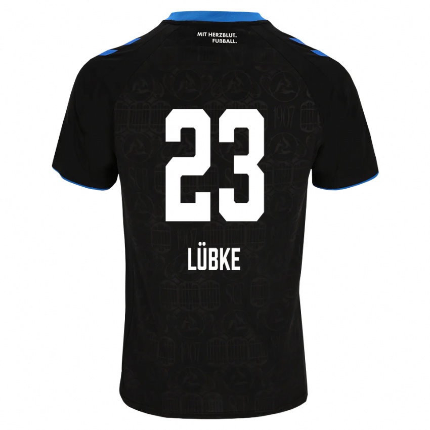 ילדים Jesper Lübke #23 שחור לבן אדום ג'רזי ביתית 2026/27 חולצה קצרה