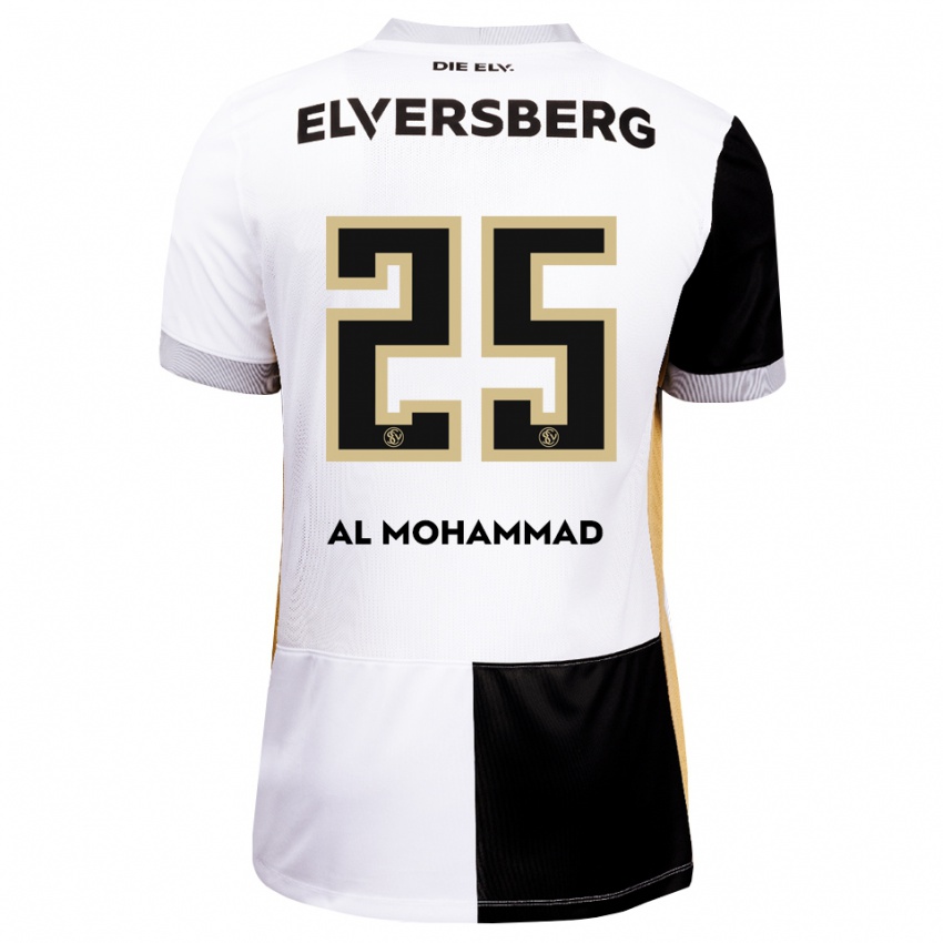 ילדים Loay Al Mohammad #25 שחור לבן חום ג'רזי ביתית 2026/27 חולצה קצרה