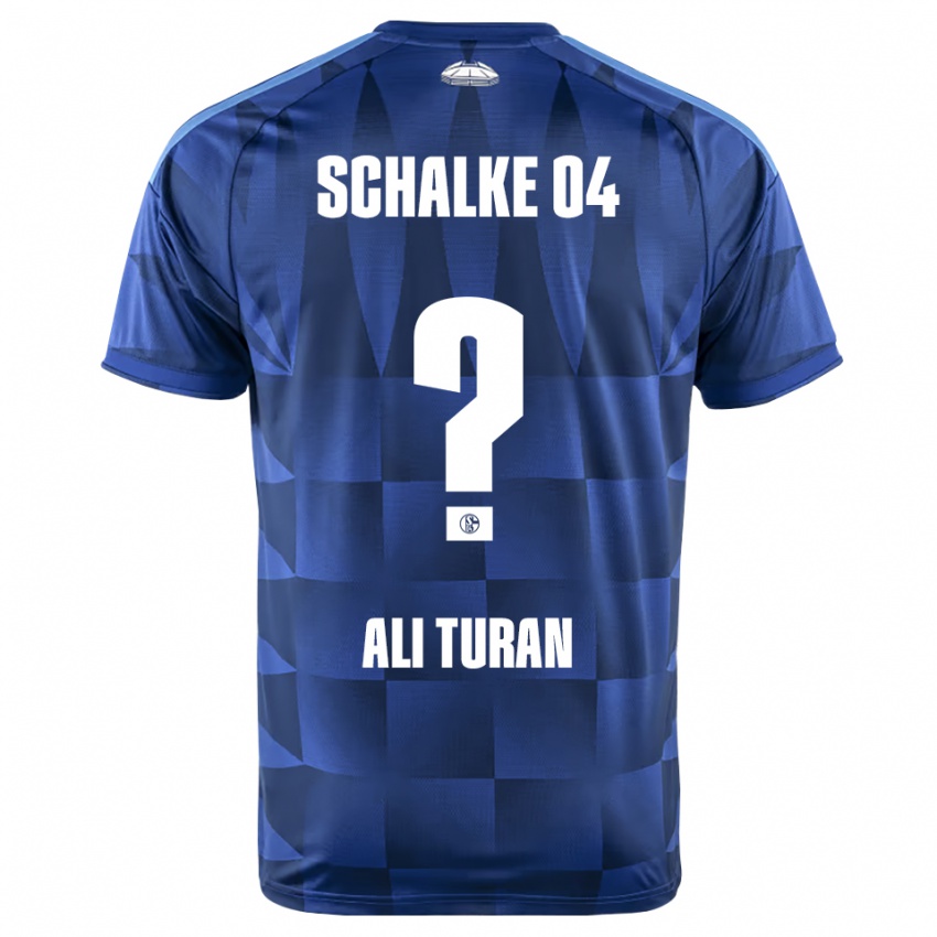 ילדים Miran Ali Turan #0 כחול כהה צהוב לבן ג'רזי ביתית 2026/27 חולצה קצרה